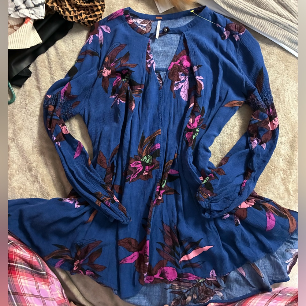 Free people blue dress